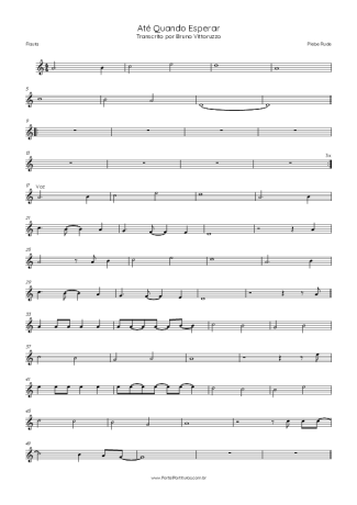 Plebe Rude  score for Flute