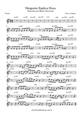 Preto no Branco  score for Keyboard