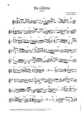 Raul de Barros Na Glória score for Flute