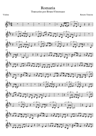 Renato Teixeira  score for Violin