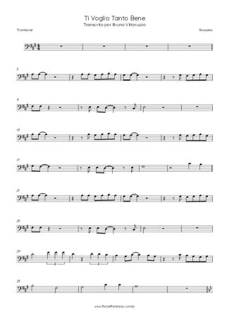 Rossano  score for Trombone