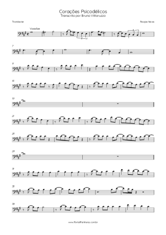 Roupa Nova Corações Psicodélicos score for Trombone