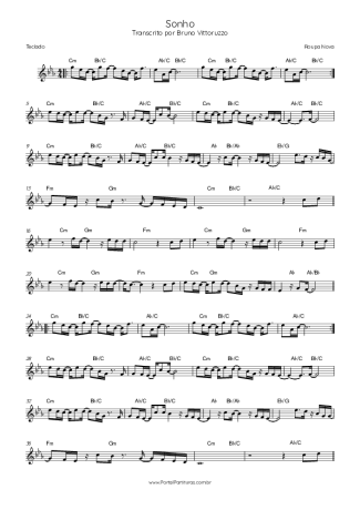 Roupa Nova  score for Keyboard