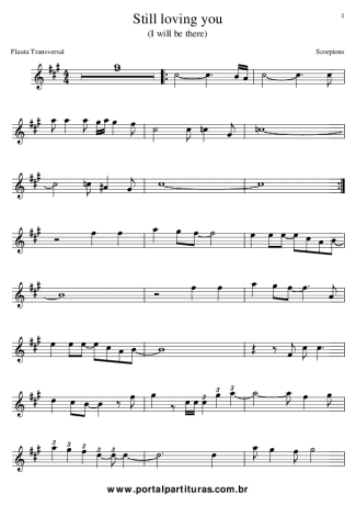 Scorpions Still Loving You (I Will Be There) score for Flute