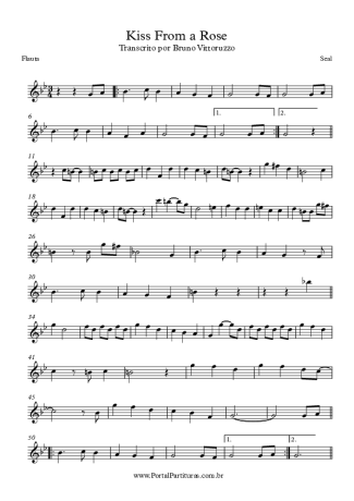 Seal Kiss From A Rose score for Flute
