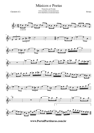 Sivuca Músicos e Poetas score for Clarinet (C)