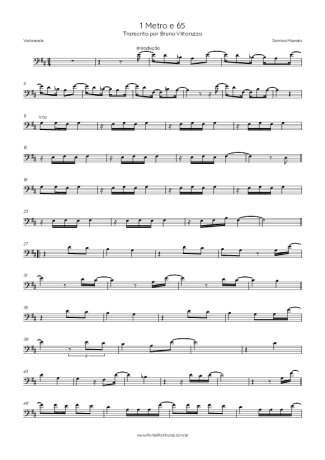 Sorriso Maroto 1 Metro E 65 score for Cello