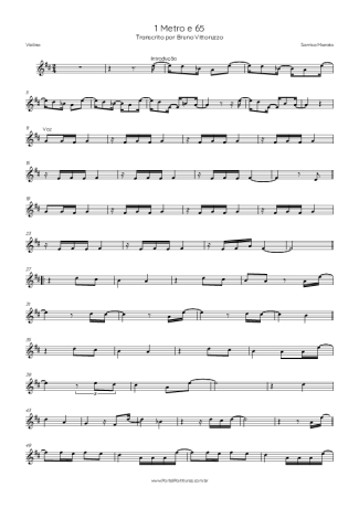 Sorriso Maroto 1 Metro E 65 score for Violin