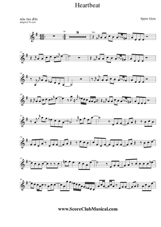 Spyro Gyra Heartbeat score for Alto Saxophone