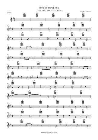Stephen Sanchez Until I Found You score for Acoustic Guitar
