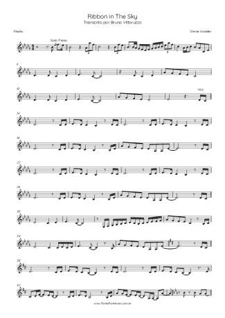Stevie Wonder Ribbon In The Sky score for Flute