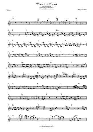 Tears For Fears  score for Keyboard