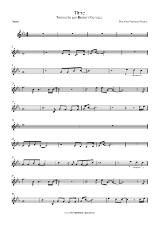 The Alan Parsons Project Time score for Flute