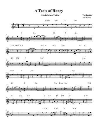The Beatles  score for Tenor Saxophone Soprano (Bb)
