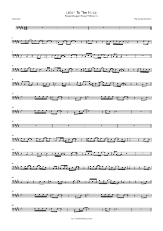 The Doobie Brothers Listen To The Music score for Cello
