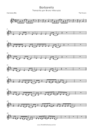 The Fevers  score for Clarinet (Bb)
