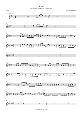 The Housemartins Build score for Flute