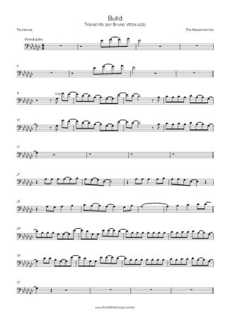 The Housemartins Build score for Trombone