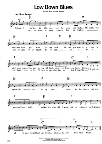 The Real Book Of Blues Low Down Blues score for Harmonica