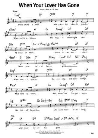 The Real Book Of Blues When Your Lover Has Gone score for Harmonica