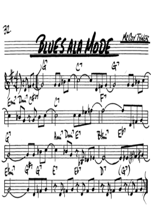 The Real Book of Jazz Blues Ala Mode score for Alto Saxophone
