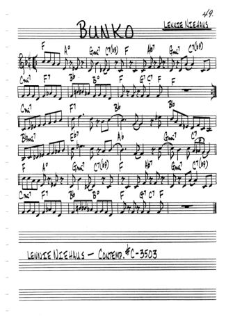 The Real Book of Jazz Bunko score for Violin