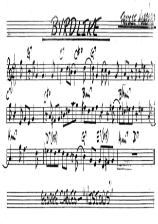 The Real Book of Jazz Byrdlike score for Clarinet (Bb)