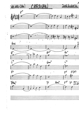 The Real Book of Jazz Caravan score for Clarinet (Bb)