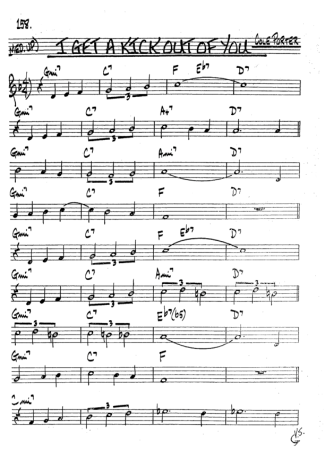 The Real Book of Jazz I Get A Kick Out Of You score for Trumpet