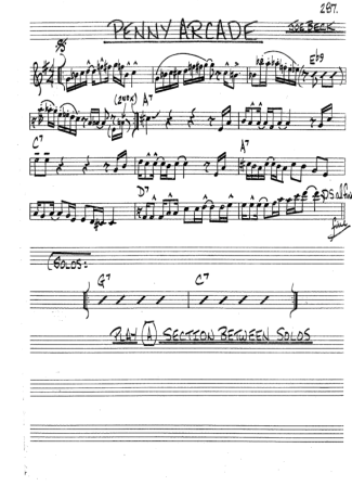 The Real Book of Jazz Penny Arcade score for Trumpet