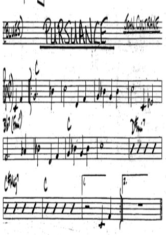 The Real Book of Jazz Pursuance score for Trumpet
