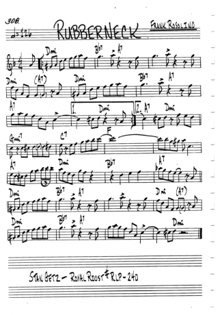 The Real Book of Jazz Rubberneck score for Violin