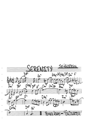 The Real Book of Jazz Serenity score for Harmonica