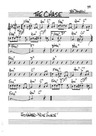 The Real Book of Jazz The Chase score for Alto Saxophone