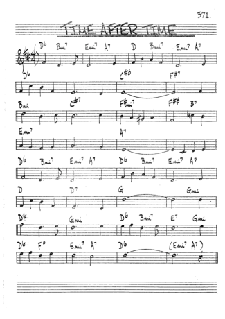 The Real Book of Jazz Time After Time 2 score for Clarinet (Bb)