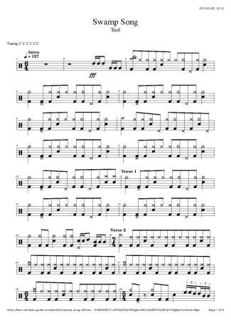 Tool  score for Drums