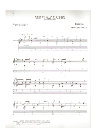 Toquinho Maria Vai Com As Outras score for Acoustic Guitar
