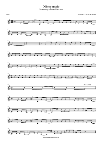 Toquinho e Vinícius de Moraes O Bem-amado score for Harmonica