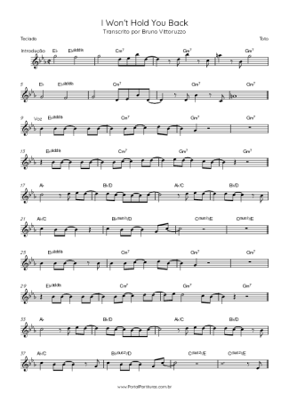 Toto  score for Keyboard