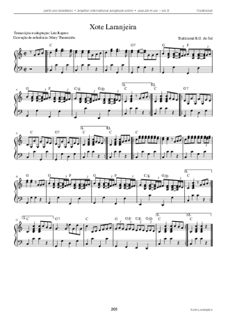 Tradicional Xote Laranjeira score for Accordion