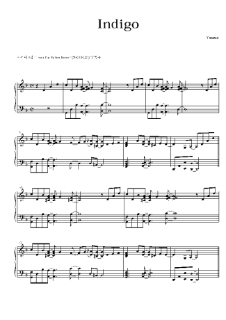 Yiruma Indigo score for Piano